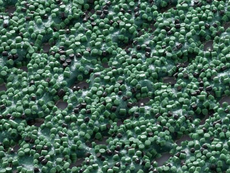 etm Sicherheitsmatte PES, Glasgarn, PVC Grün 1200 x 3000 mm