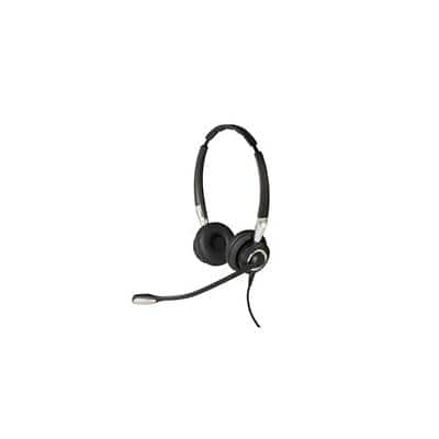 Jabra Biz 2400 II Duo USB Headset Verkabelt / Kabellos Kopfbügel Geräuschunterdrückung mit Mikrofon Schwarz, Silber mit Mikrofon Bluetooth