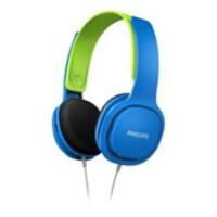 Philips SHK2000BL Headset Verkabelt Über das Ohr Noise Cancelling Blau, Grün Bluetooth
