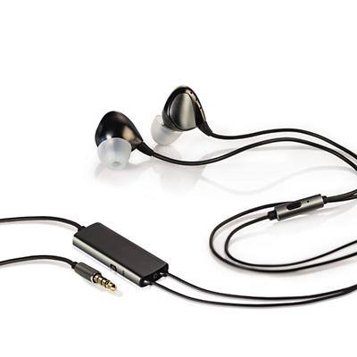 Hama 132491 Headset Verkabelt Unter dem Ohr Geräuschunterdrückung mit Mikrofon Schwarz mit Mikrofon