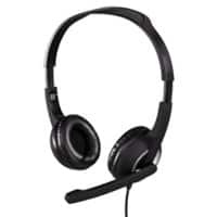 Hama Headset HS-P150 Verkabelt Über das Ohr Schwarz mit Mikrofon