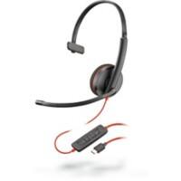 Plantronics C3210 Headset 209748-104 Verkabelt Über das Ohr Schwarz mit Mikrofon