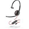 Plantronics C3210 Headset 209748-104 Verkabelt Über das Ohr Schwarz mit Mikrofon