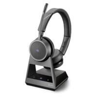 Plantronics Voyager 4220 Headset Kabellos Kopfbügel Noise Cancelling Schwarz mit Mikrofon Bluetooth USB