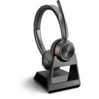 Plantronics Savi 7220 Headset Kabellos Kopfbügel Geräuschunterdrückung mit Mikrofon Schwarz mit Mikrofon