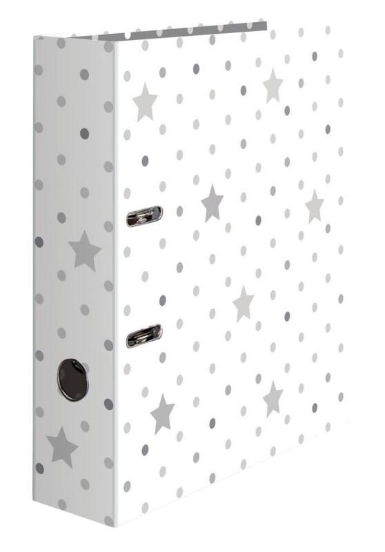 HERMA Breit Ordner DIN A4 70 mm Farbig sortiert 2 Ringe 7193 Pappkarton Glatt Hochformat  10 Stück