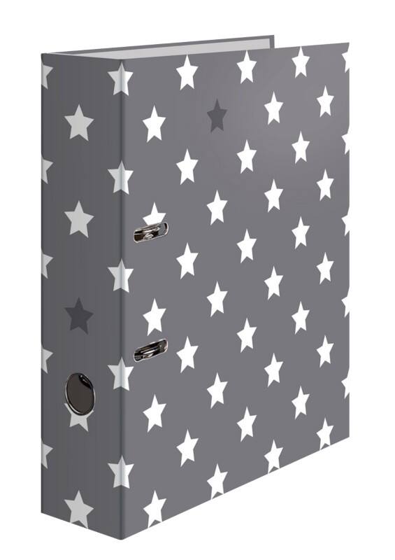 HERMA Breit Ordner DIN A4 70 mm Farbig sortiert 2 Ringe 7194 Pappkarton Glatt Hochformat  10 Stück