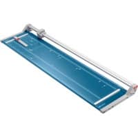 Dahle Professional Rollenschneidemaschine DIN A0 1300 mm Selbstschärfendes Stahl-Rundmesser Blau 7 Blatt