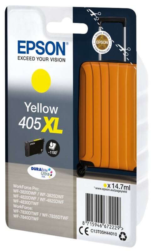 Epson 405XL Original Tintenpatrone C13T05H440 Gelb