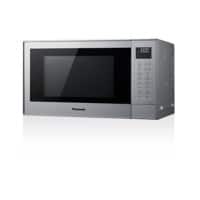 Panasonic Mikrowelle NN CT 57 JMGPG 1000 W 27 Silber, Schwarz