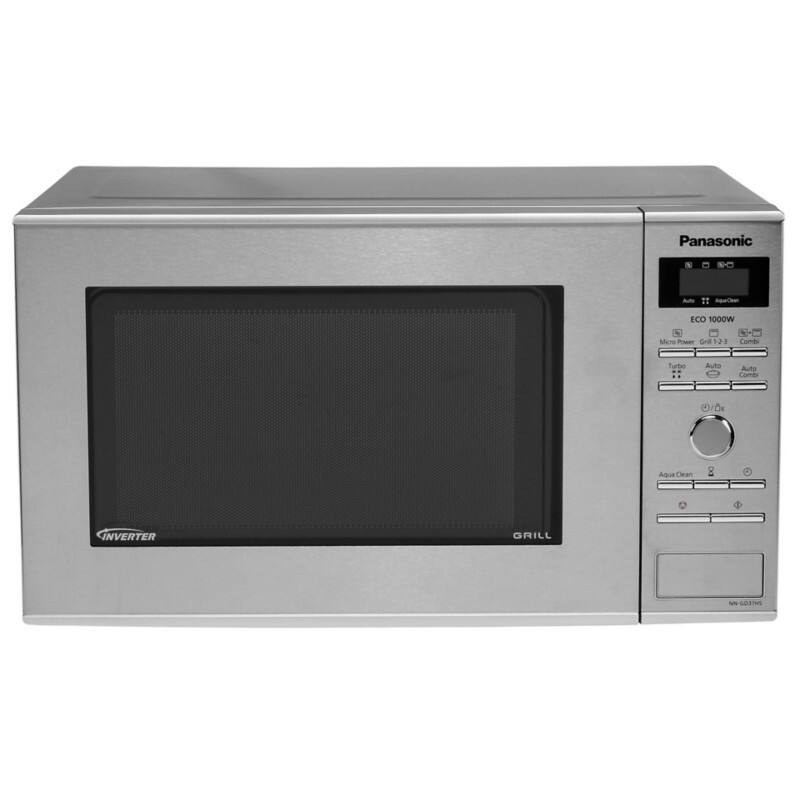 Panasonic Mikrowelle NN GD 37 HSGTG 1000 W 23 Silber