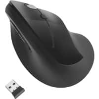 Kensington Pro Fit Kabellose Maus Ergonomisch Vertikal K75501EU Optisch Für Rechtshänder USB-A-Nano-Empfänger Schwarz