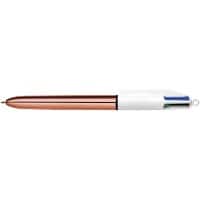 BIC 4 Colours Shine Einziehbar Kugelschreiber Mehrfarbig 0.4 mm Mittel Kugelschreiber Nachfüllbar