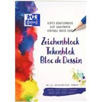 OXFORD Zeichenblock Blanko Perforiert DIN A4 21 x 29,7 cm 40 Blatt