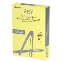 Rey Getöntes Papier DIN A4 Farbiges Papier Kanariengelb 120 g/m² 250 Blatt