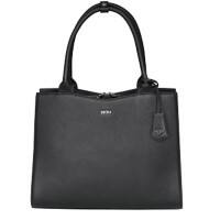 SOCHA Laptop-Tasche Diamond 14 " Leder Schwarz 39 x 12 x 29 cm