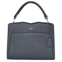 SOCHA Laptop-Tasche Diamond Shoulder 14 Zoll Leder Grau 39 x 12 x 29 cm