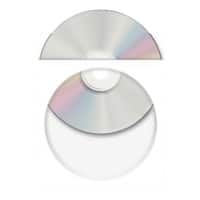 HERMA 1140 CD-/DVD-Hüllen 124 x 124 mm Weiß 100 Stück