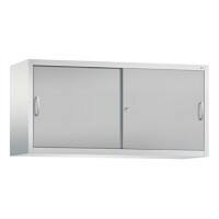 C+P Aufsatzschrank H790xB1600xT500mm Korpus Lichtgrau Fronten Weißaluminium Anzahl Fächer: 2