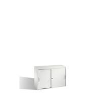 C+P Sideboard mit Schiebetüren Acurado H720xB1000xT400mm Korpus Lichtgrau Fronten Lichtgrau Anzahl Fächer: 1
