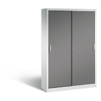 C+P Schiebetürenschrank Acurado H1950xB1200xT400mm Korpus Lichtgrau Fronten Vulkangrau Anzahl Fächer: 4