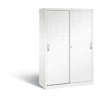 C+P Schiebetürenschrank Acurado H1950xB1200xT500mm Korpus Verkehrsweiß Fronten Verkehrsweiß Anzahl Fächer: 3