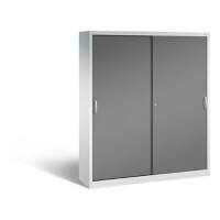 C+P Schiebetürenschrank Acurado H1950xB1600xT400mm Korpus Lichtgrau Fronten Vulkangrau Anzahl Fächer: 8