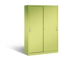 C+P Schiebetürenschrank Acurado H1950xB1200xT500mm Korpus Viridingrün Fronten Viridingrün Anzahl Fächer: 3