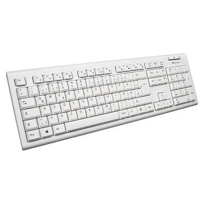 V7 Tastatur KU200DE-WHT Weiß QWERTZ (DE)