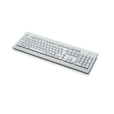 Fujitsu Tastatur KB521 S26381-K521-L155 Verkabelt Grau QWERTY Finnisch, Schwedisch