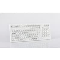 InduKey Tastatur Smart Clinical Board TKG-106-IP68-WHITE-USB-DE KG19268 Verkabelt Weiß QWERTZ
