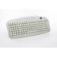 InduKey Ergonomische Tastatur iMac KL20241 Silber QWERTZ