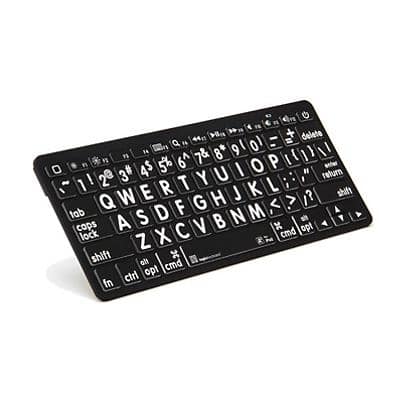 logickeyboard Tastatur LKB-LPWB-BTON-DE Kabellos Schwarz QWERTZ