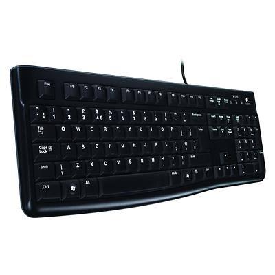 Logitech Tastatur K120 920-002641 Verkabelt Schwarz QWERTZ Tschechisch