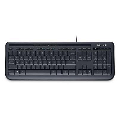 Microsoft Tastatur-Maus-Set 600 3J2-00013 Verkabelt Schwarz QWERTZ (DE)