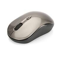 ednet Kabellose Optische USB Maus Beidhändig Schwarz, Grau
