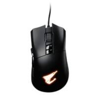 GIGABYTE Aorus M3 Optische USB Kabelgebundene Maus 1.8 m Kabel für Rechtshänder Mattschwarz