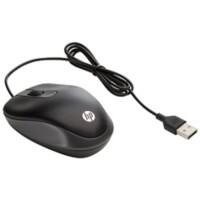HP Optische USB Kabelgebundene Maus Beidhändig 0.9 m Kabel Schwarz