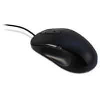 INTER-TECH M3026 Optische USB Kabelgebundene Maus Beidhändig 1.4 m Kabel Schwarz