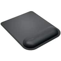 Kensington ErgoSoft Mauspad mit Gel-Handgelenkauflage für Standardmäuse K52888EU Schwarz