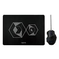 LogiLink ID0162 Gaming Combo Set aus Maus und Mauspad