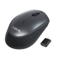 LogiLink Kabellose Optische USB-C Mini Maus Beidhändig Schwarz