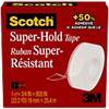 Scotch Super-Hold Klebeband 19 mm x 25,4 m Transparent Superstark