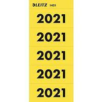 Leitz Jahr 2021 Jahreszahlen Gelb 60 x 25,5 mm 100 Stück