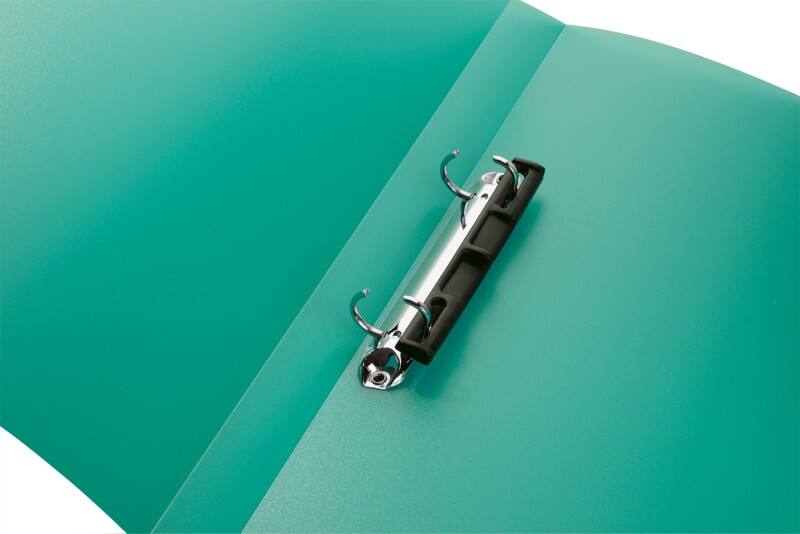 HERMA Ringbuch 2 Ringe 25 mm Polypropylen DIN A4 Türkis 60 Stück