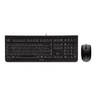 CHERRY Tastatur-Maus-Set DC 2000 JD-0800DE-2 Verkabelt Schwarz QWERTY Deutsch