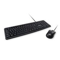 equip Tastatur-Maus-Set 245200 Verkabelt Schwarz QWERTZ (DE)
