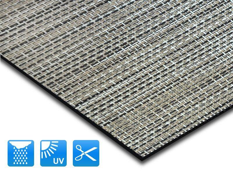 Outdoor-Teppich Casa Pura Matera Beige, Braun Vinyl, Polyester 1800 x 2000 mm