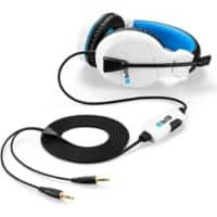 Sharkoon Rush ER3 - Headset - Full-Size - kabelgebunden - Weiß/Blau