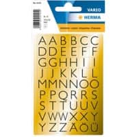 HERMA 4145 Buchstaben A-Z Etiketten 13 x 12 mm Gold 10 Packungen mit 2160 Etiketten